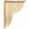 Ekena Millwork Crestline Rough Sawn Corbel w/Backplate, Douglas Fir, 6"W x 14"D x 18"H COR06X14X18CRE01RDF - alternate 2